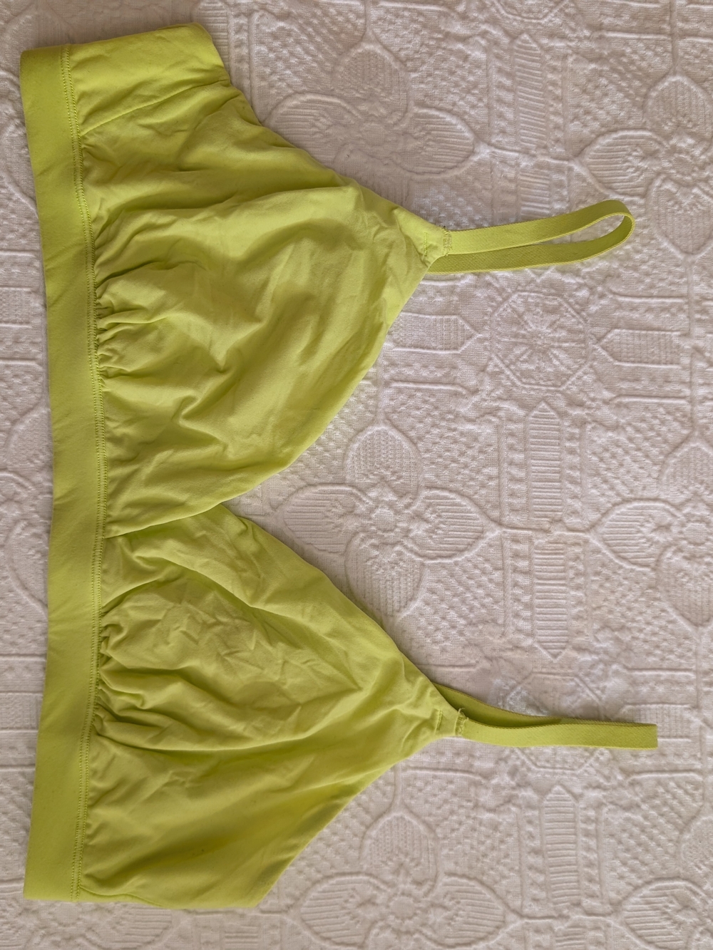 Skims Women's Lightweight Lime Green Wireless Bralette